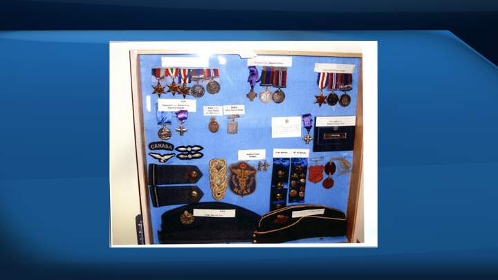 Thieves broke into the hall and stole a few electronic items as well as a number of World War I and World War II medals that were on display at the hall. The medals were on loan from a local veteran.