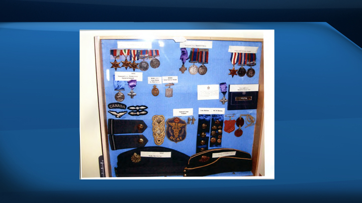 Thieves broke into the hall and stole a few electronic items as well as a number of World War I and World War II medals that were on display at the hall. The medals were on loan from a local veteran.
