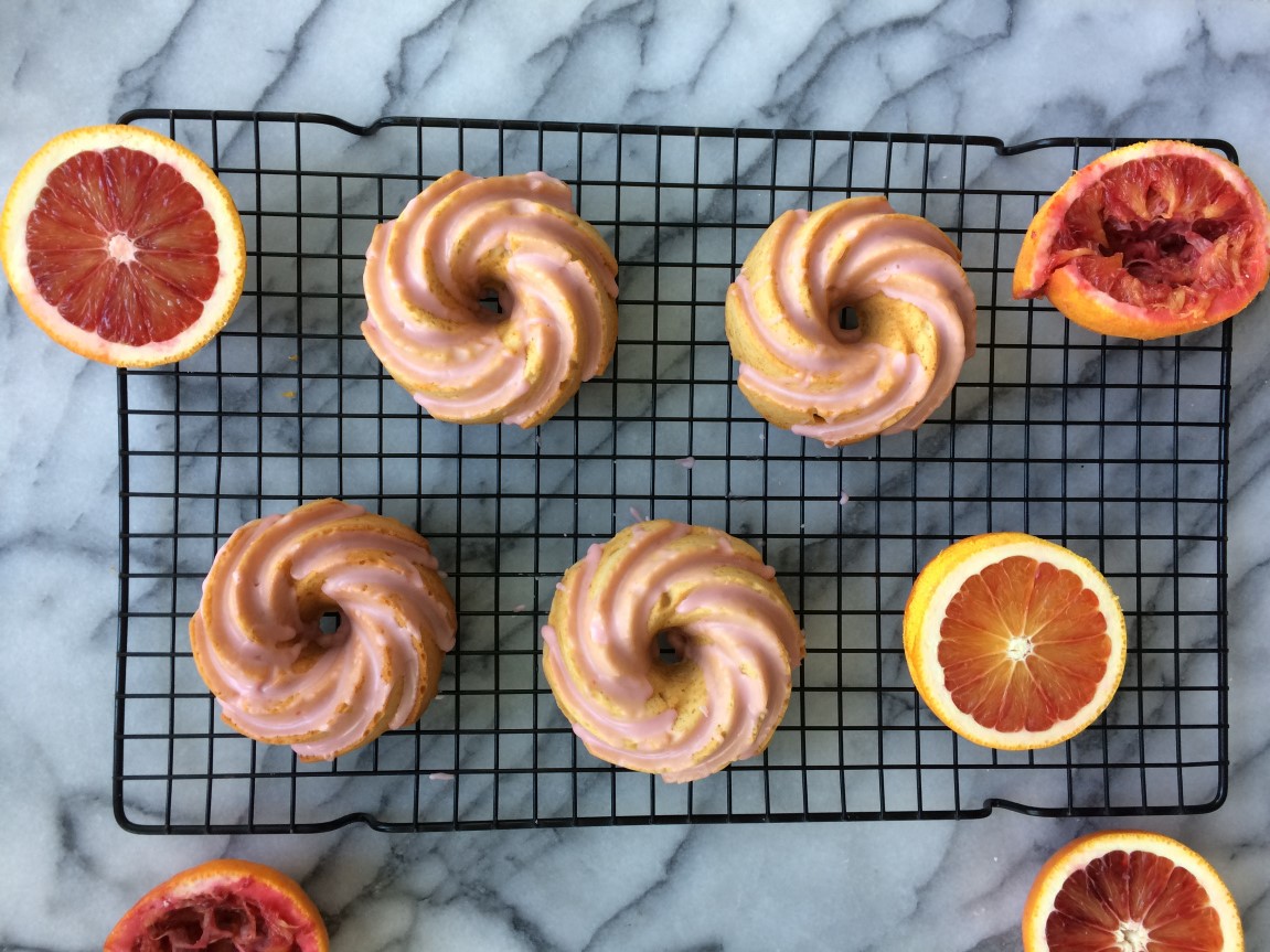 Recipe: Blood Orange Mini Bundt Cakes - image