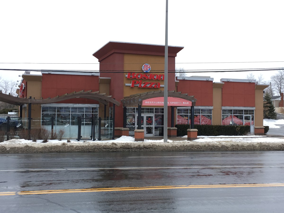 Boston Pizza on Portland Street in Dartmouth pictured on Feb. 4, 2018.