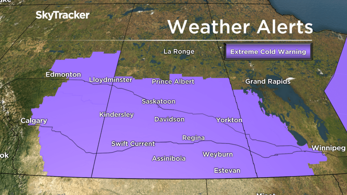 Extreme cold warnings Monday morning, now ended.