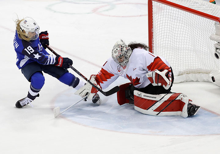 Gold medal game 2025 womens hockey 2018