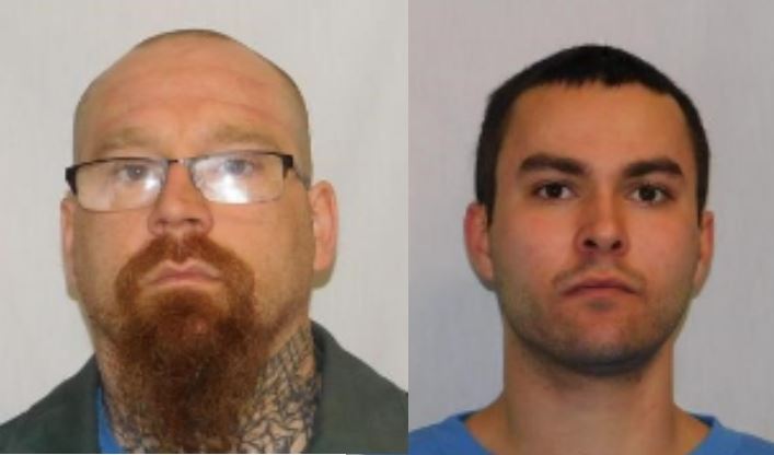 Two inmates who escaped from Stony Mountain on the weekend are now back behind bars.  