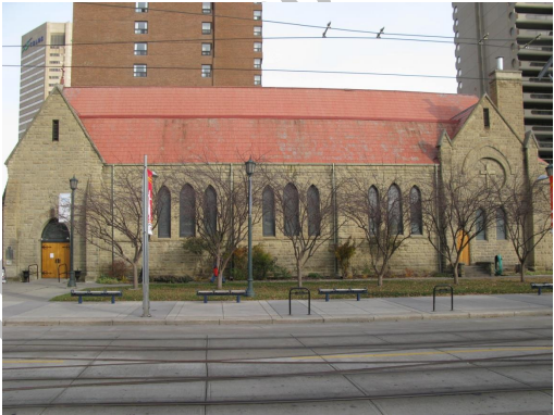The Church of the Redeemer in downtown Calgary.