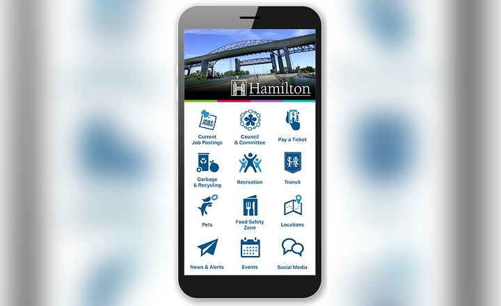 Hamilton residents can now use an app to access municipal services.
