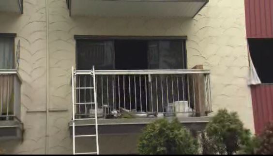 Crews battling 4-alarm fire in Coquitlam apartment complex - image