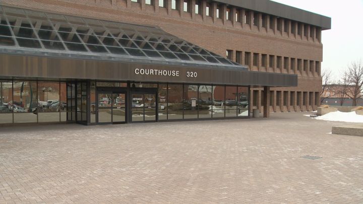 A file photo of the Lethbridge courthouse is shown.