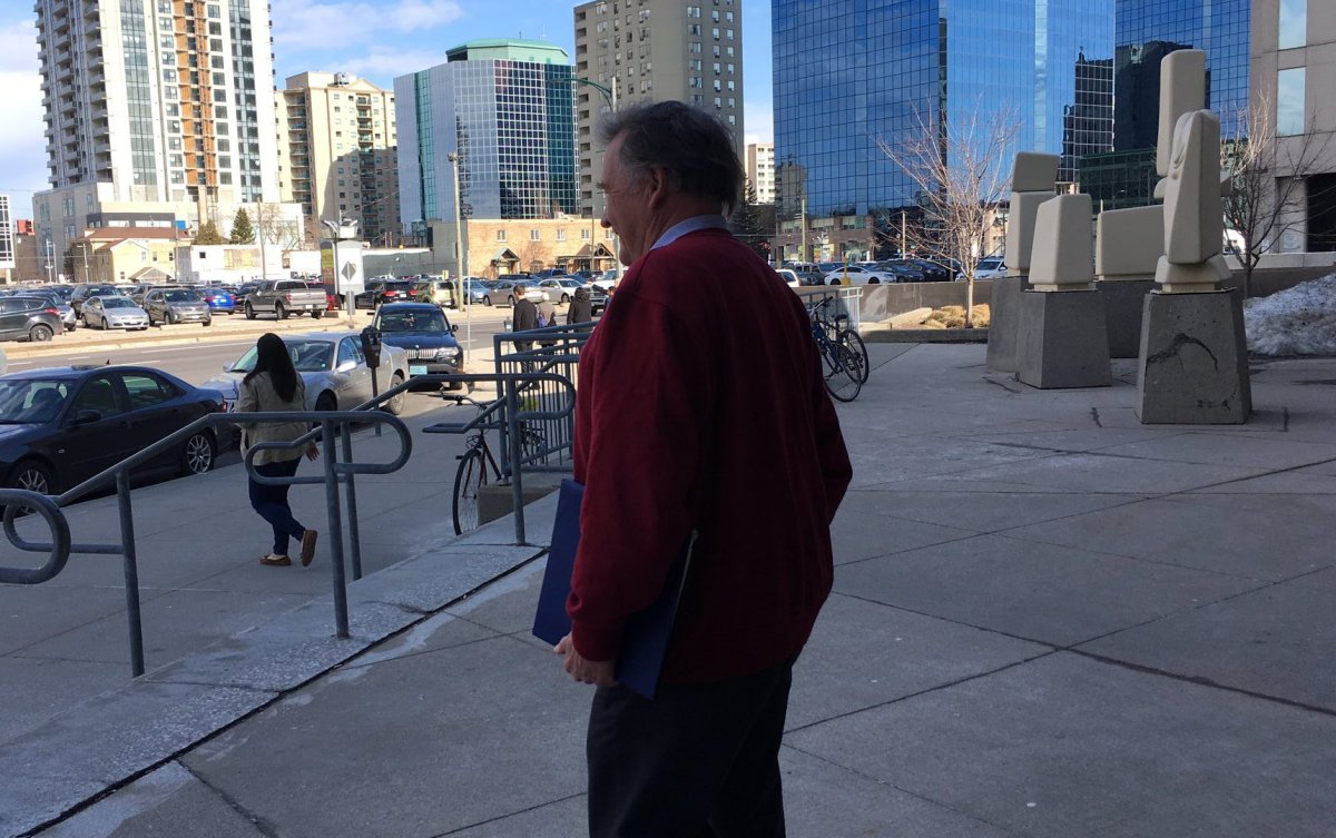 David Norton leaves the courthouse, after pleading guilty to a charge of sexual interference.