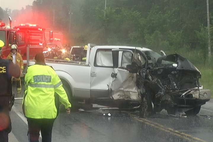 A man was rescued from a fiery crash in July 2015 on Highway 28 near Peterborough.