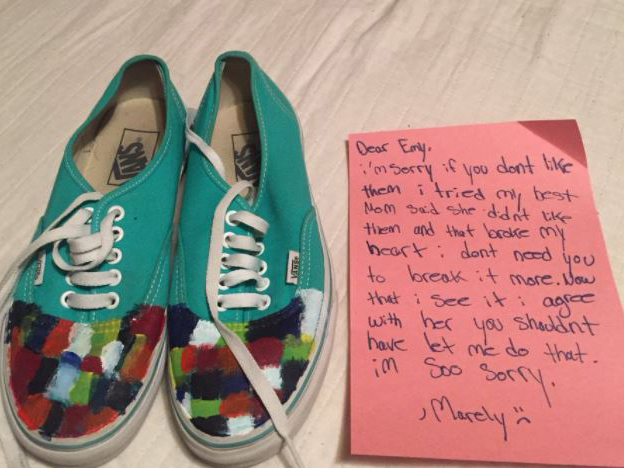 Marely Cifuentes was devastated when she thought her mother didn't appreciate her artwork. This is why it's important to show kids emotional support. 