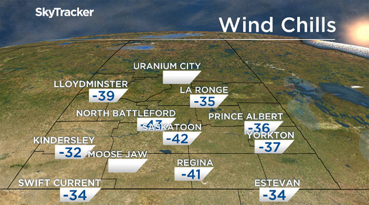 An extreme cold warning that was in place for parts of Saskatchewan has been lifted.