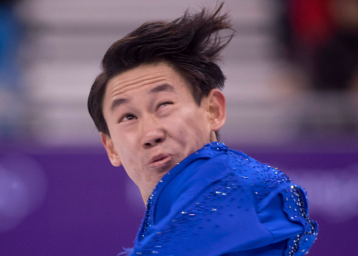 Denis Ten of Kazakstan.