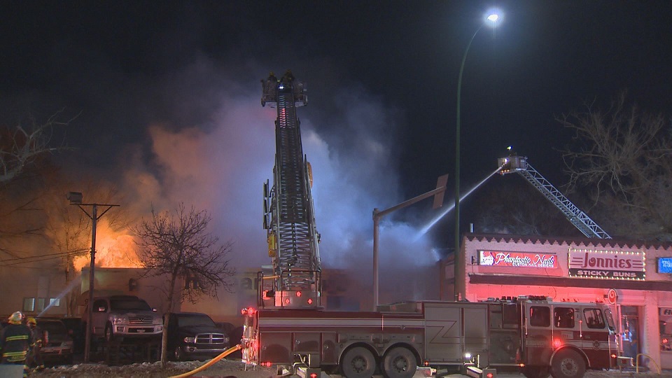 Crews were on scene at 951 Portage Avenue just after 8:30 p.m.