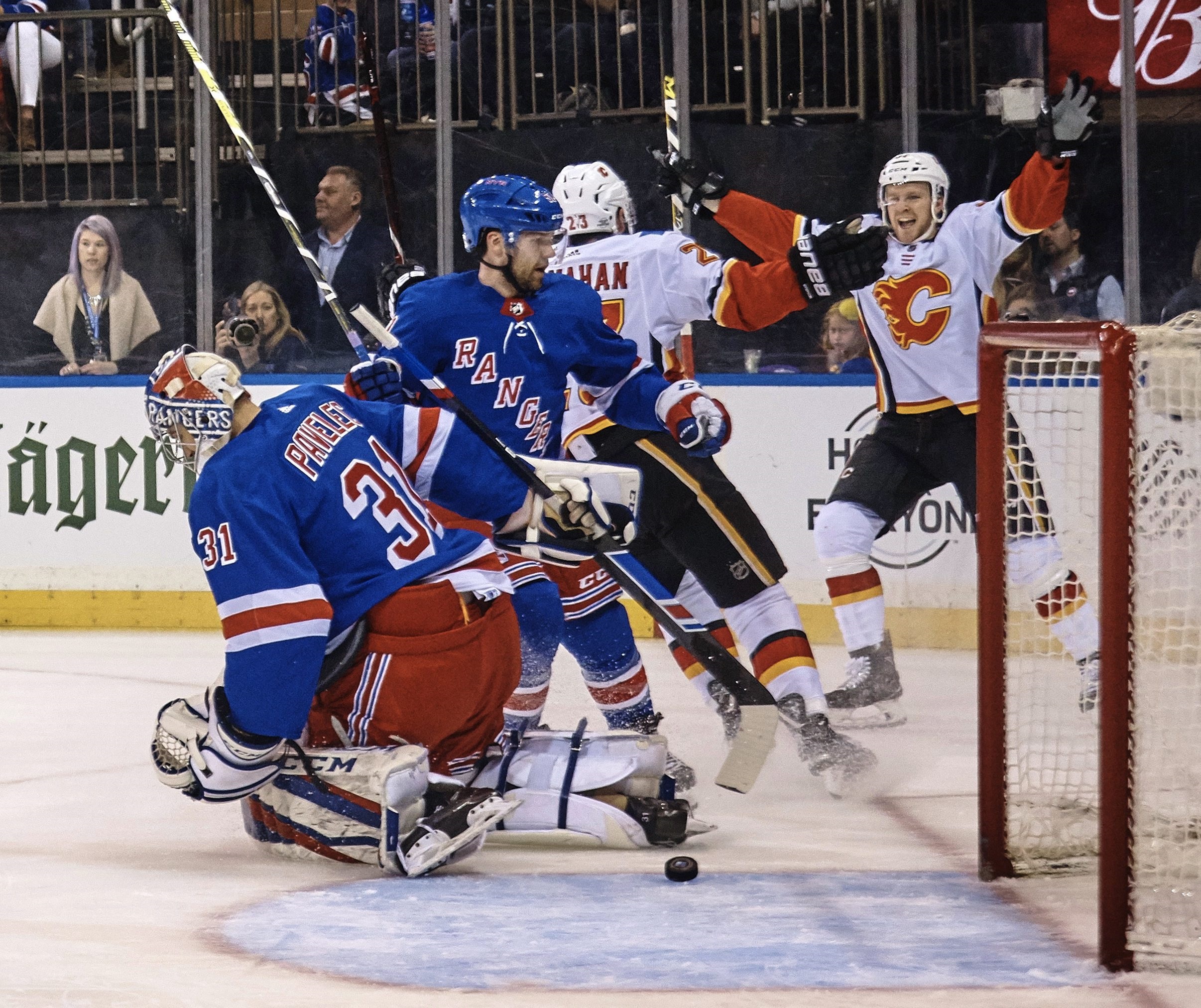 New York Rangers Beat Calgary Flames 4-3 To Snap 4-game Losing Streak ...