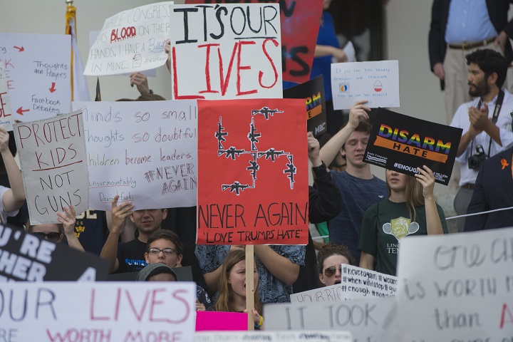 Florida School Shooting Survivors Flood State Capitol To Demand Action ...