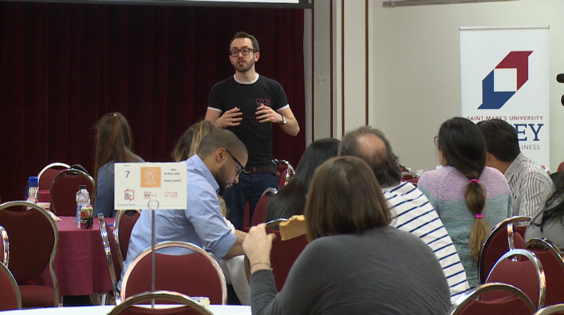 Dozens of university students gathered in Halifax on Monday to take part in Food Hack Nova Scotia. 