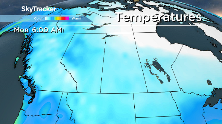 Frigid conditions will move back in through Family Day long weekend with extreme wind chills possible Monday morning.