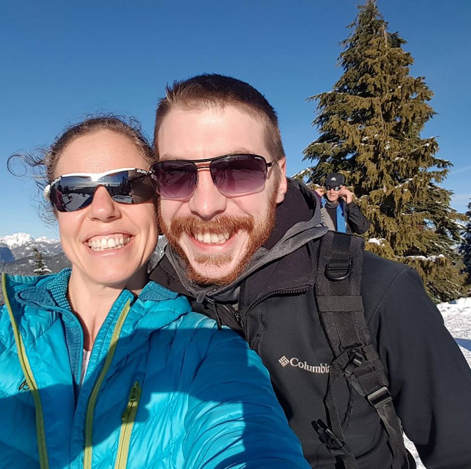 Funke with partner Tanya Jones.