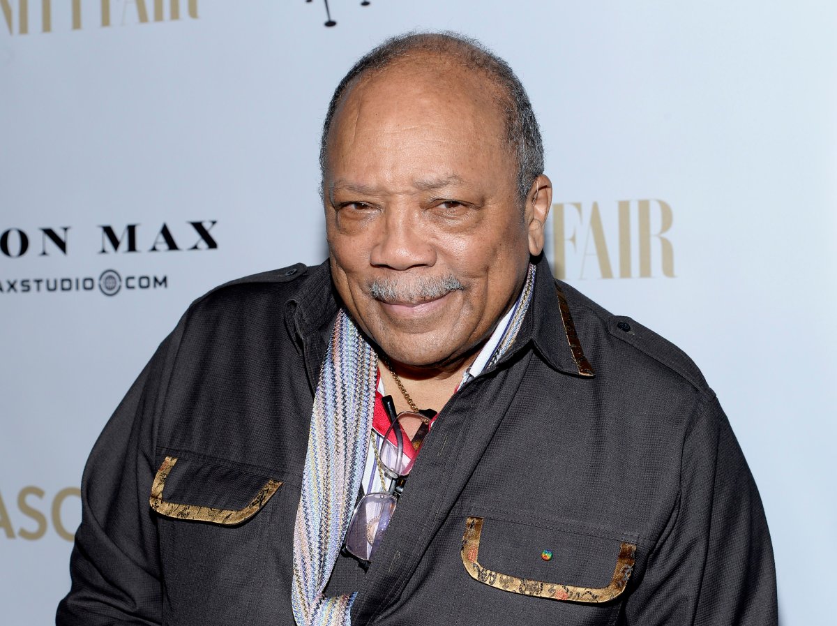 Producer Quincy Jones attends attends the Annie Leibovitz Book Launch presented by Vanity Fair, Leon Max and Benedikt Taschen during Vanity Fair Campaign Hollywood at Chateau Marmont on Feb. 26, 2014 in Los Angeles, California.