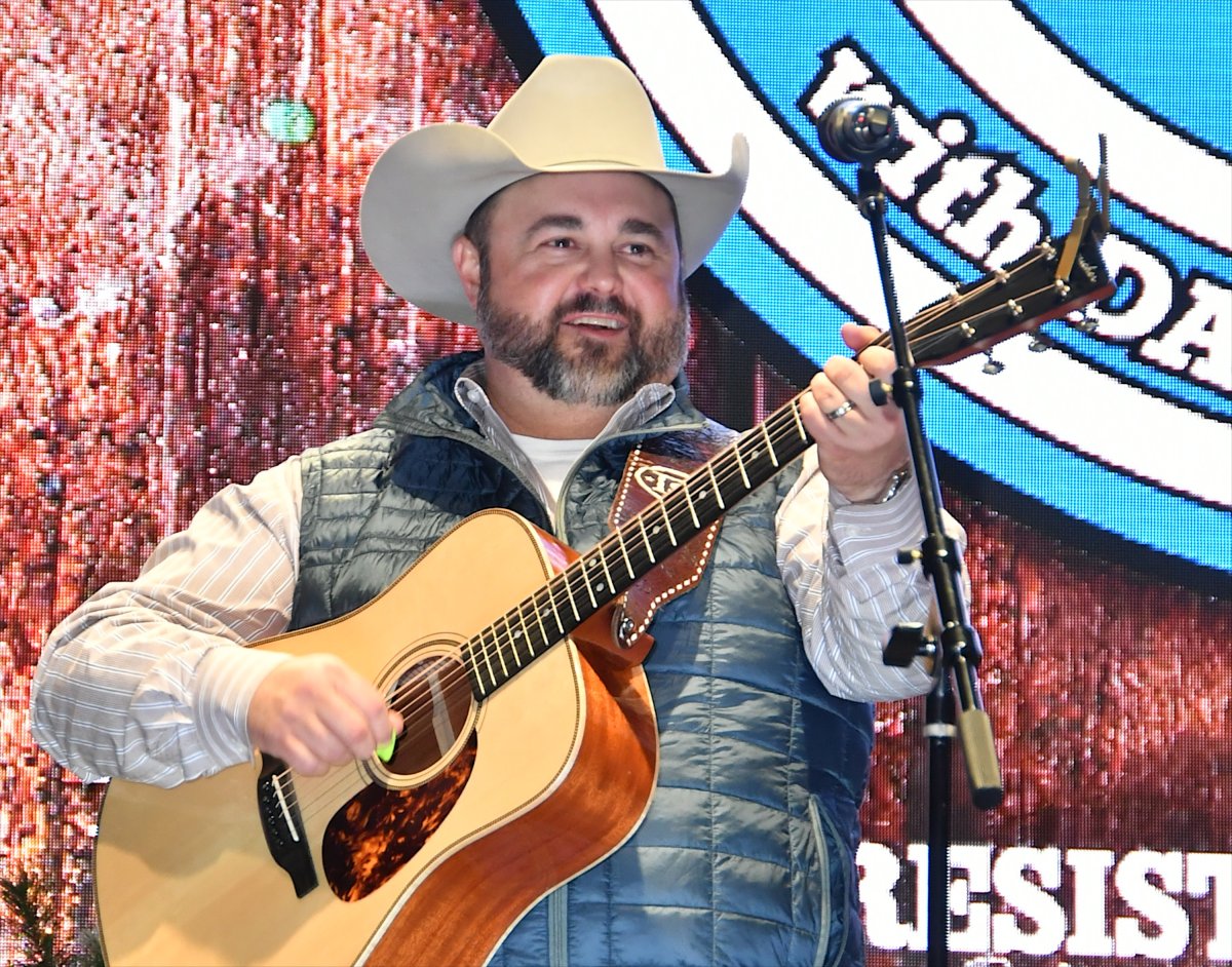 Recording artist Daryle Singletary  performs during the "Keepin' it Country with Daryle Singletary" show during the National Finals Rodeo's Cowboy Christmas at the Las Vegas Convention Center on December 11, 2017 in Las Vegas, Nevada. 