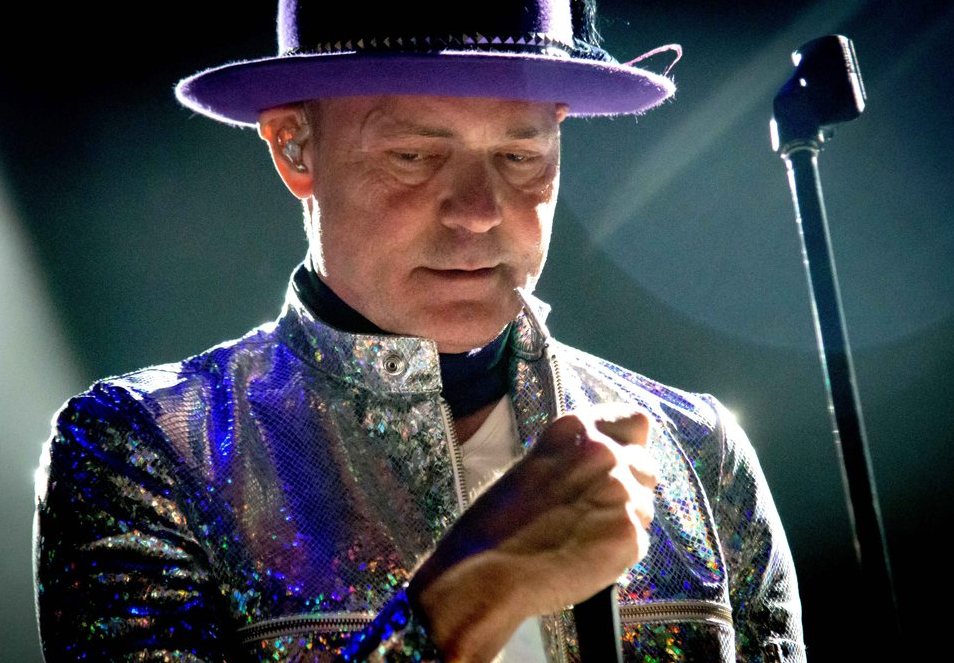 Gord Downie of the Tragically Hip performs on August 10, 2016 in Toronto.