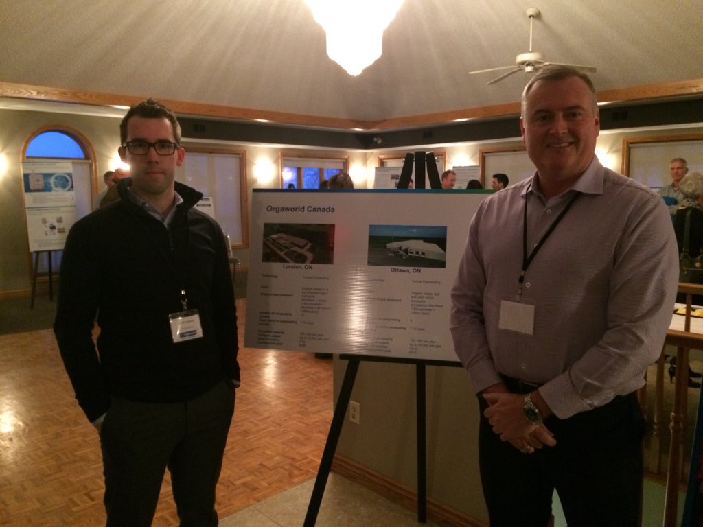 Orgaworld general manager, Michael Leopold (right), and financial controller Jamie Jongsma (left).