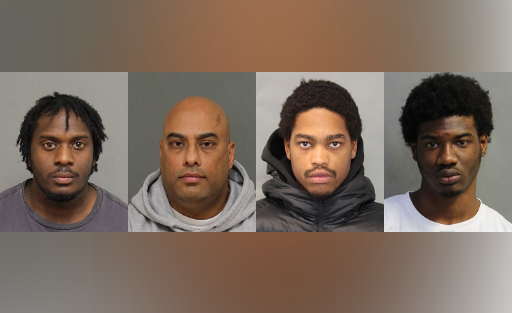 Dane Cato-Simpson, 22, Sukhminder Lota, 45, Jahdine Desir, 19, and  Tahje Tucker, 18, have been charged in a human trafficking investigation.