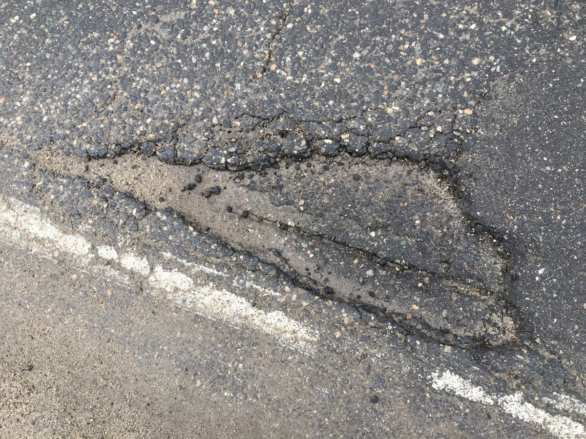 Potholes are popping up on Okanagan roads.
