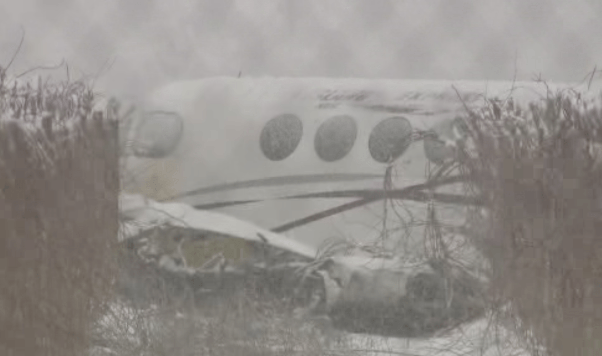 A small plane crash at the Abbotsford International Airport on Feb. 23, 2018.
