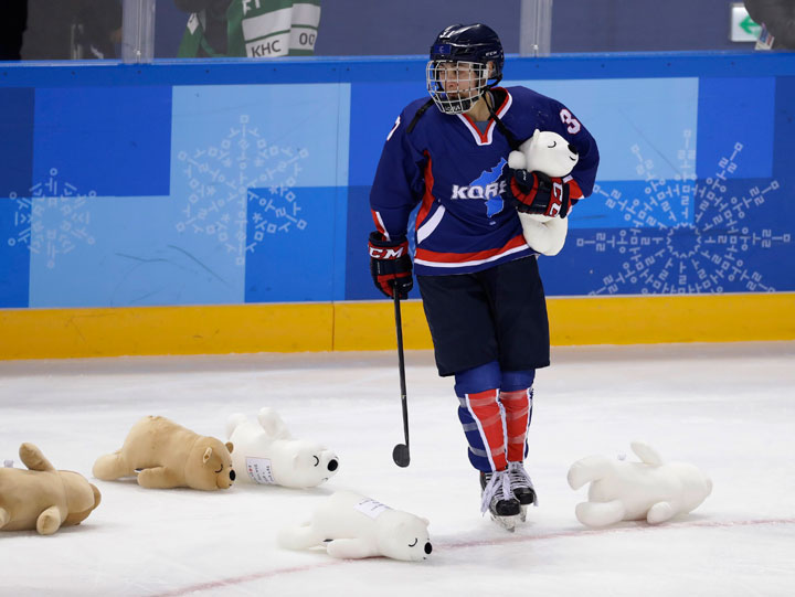 Olympic hockey: Korean team struggles against Switzerland in 8-0 loss