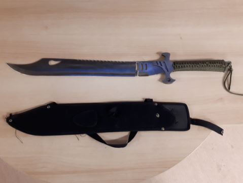 RCMP recovered this weapon in connection with an armed robbery in Selkirk on the weekend.