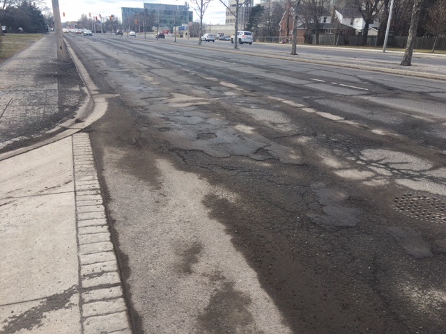 The city will spent up to $1.4 million on emergency repairs along Main Street West near McMaster University.