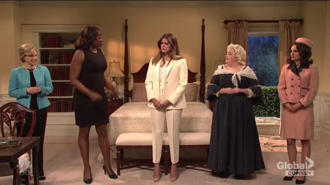 Melania Trump Gets Help From Former First Ladies In ‘SNL’ Skit ...