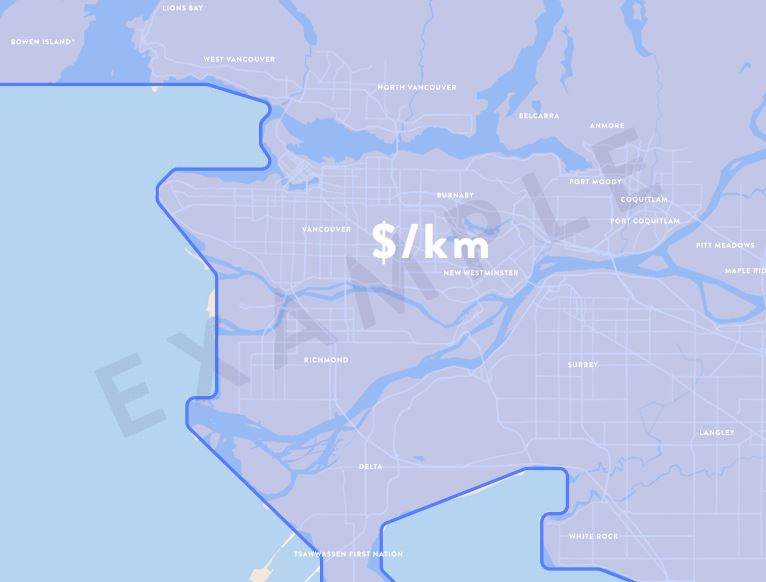 New maps outline possible models for Metro Vancouver tolls, driving fees - image