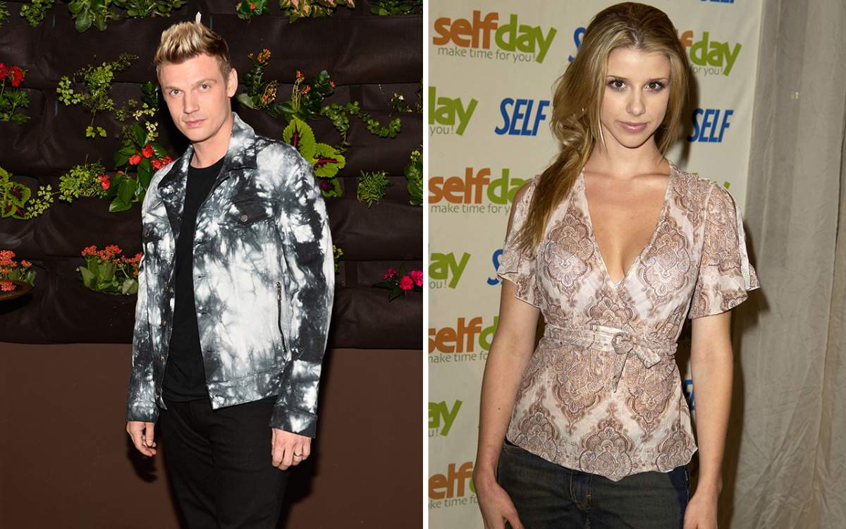 (L-R): Nick Carter and Melissa Schuman.