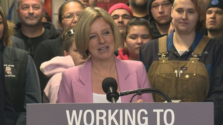 Alberta Premier Rachel Notley spoke about the Trans Mountain pipeline expansion project on Friday, Feb. 16, 2018.