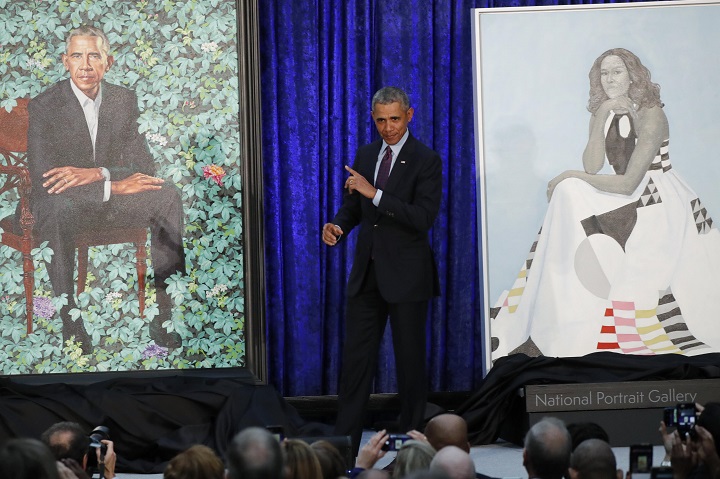 Obama Portraits Unveiled At Smithsonian National Portrait Gallery ...