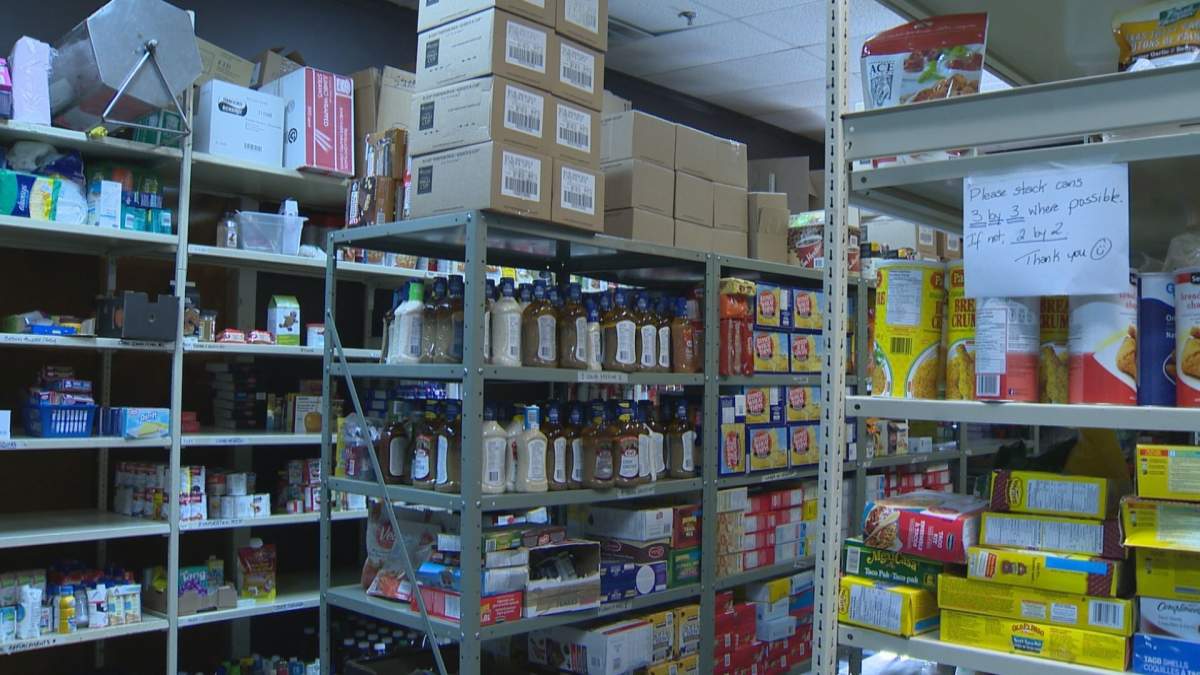 On Rock’s president said the West Island food bank needs double the warehouse size.