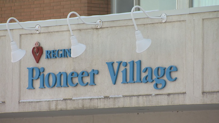 A water line break at Pioneer Village Tuesday, has resulted in some damage and need for repairs.