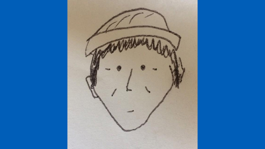 Police in Pennsylvania used this sketch to identifyh a.