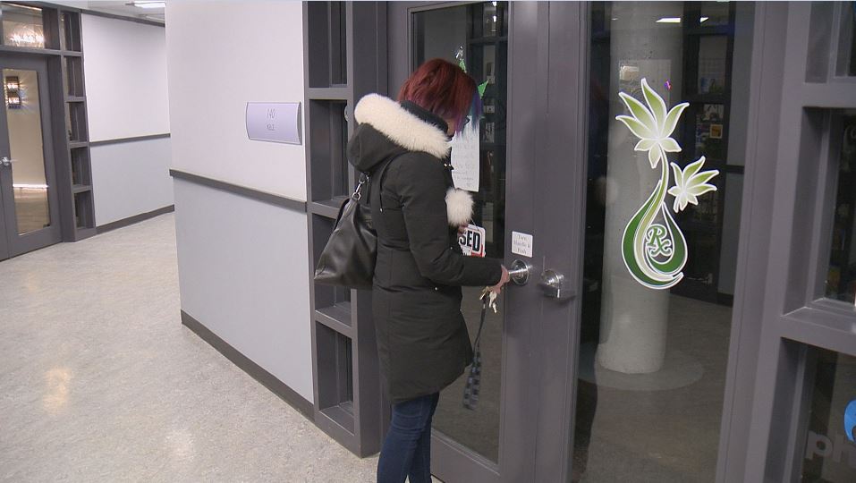 Kelly Csada says after police delivered the letter to her business on Tuesday, she closed her shop medicinal marijuana shop temporarily.