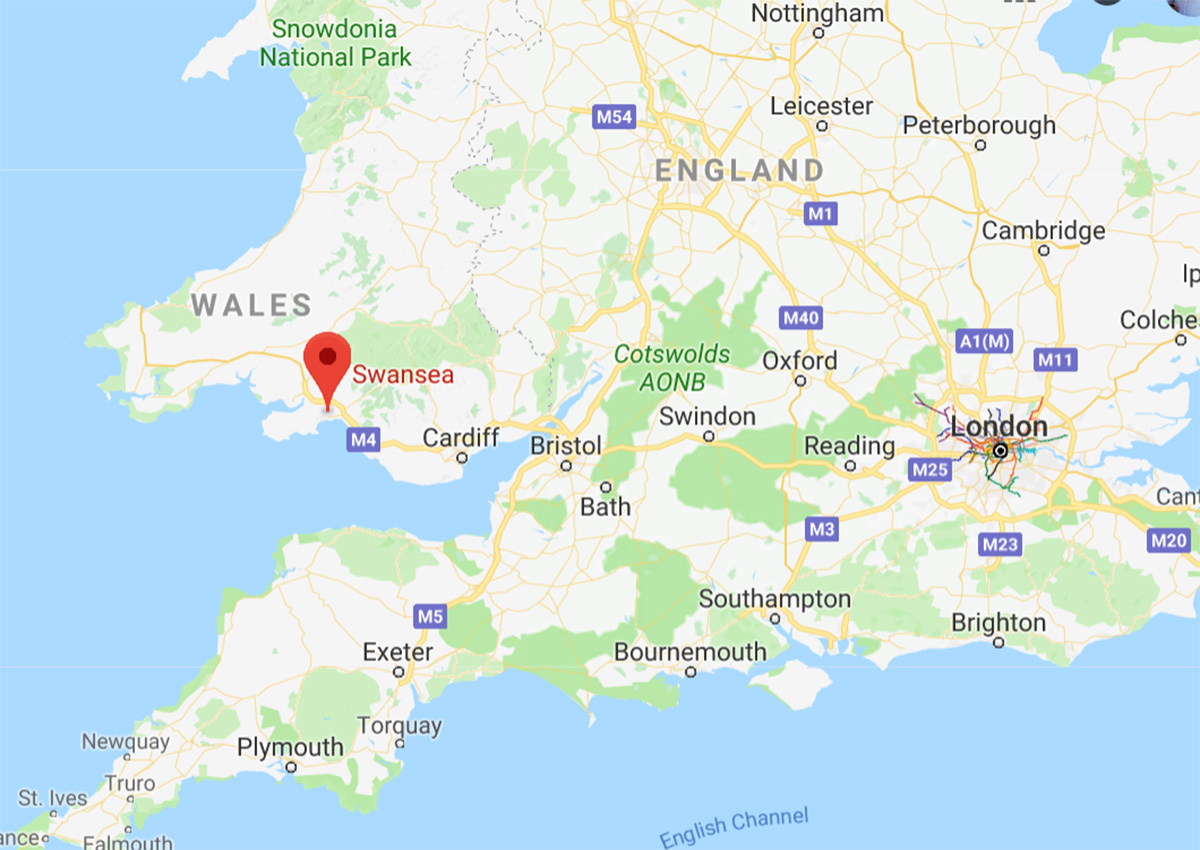 The BGS said the epicentre of the quake was 20 km north of the Welsh city of Swansea.