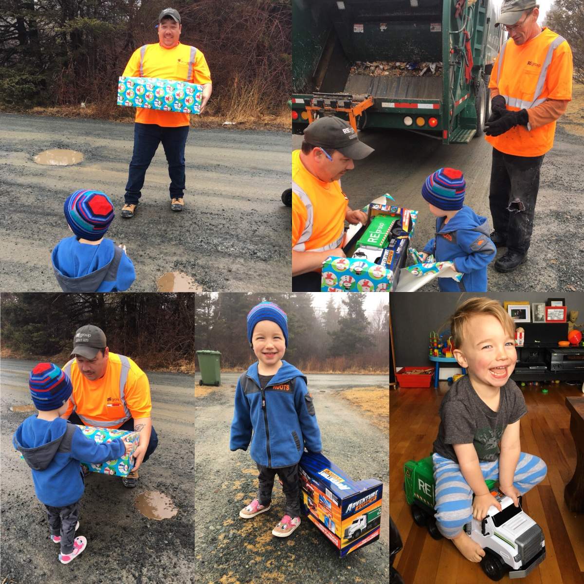 N.S. boy receives birthday surprise from garbage truck ‘heroes’ - image