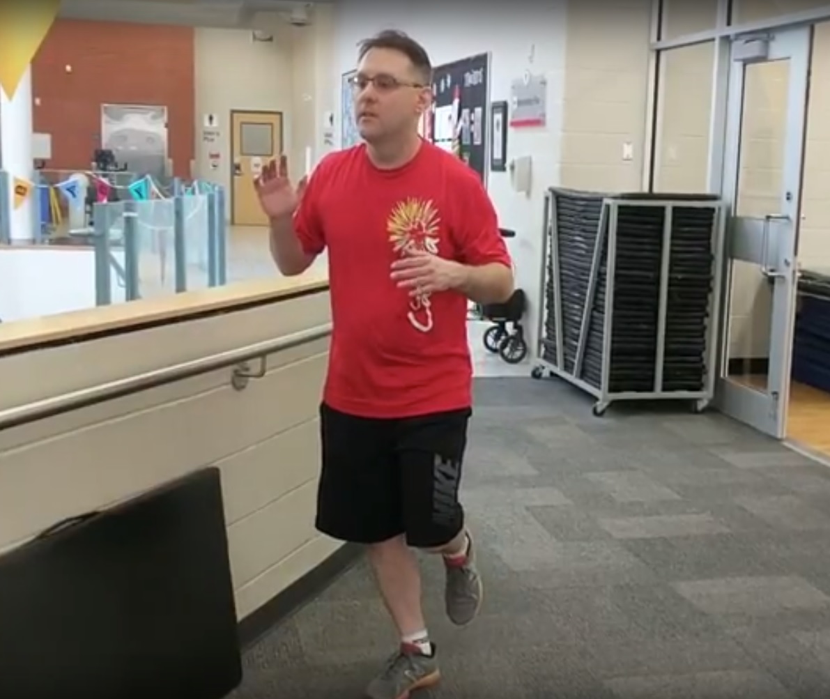 Reid Wilkins learned a new exercise this week and wants you to try it at home!.