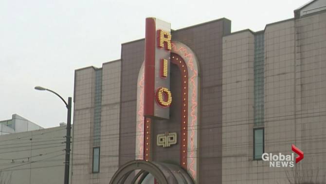 The Rio Theatre in East Vancouver.