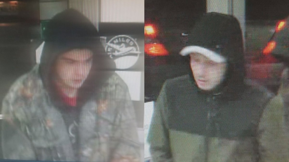 Police are asking for help identifying two suspects in connection with a series of robberies in Dartmouth.