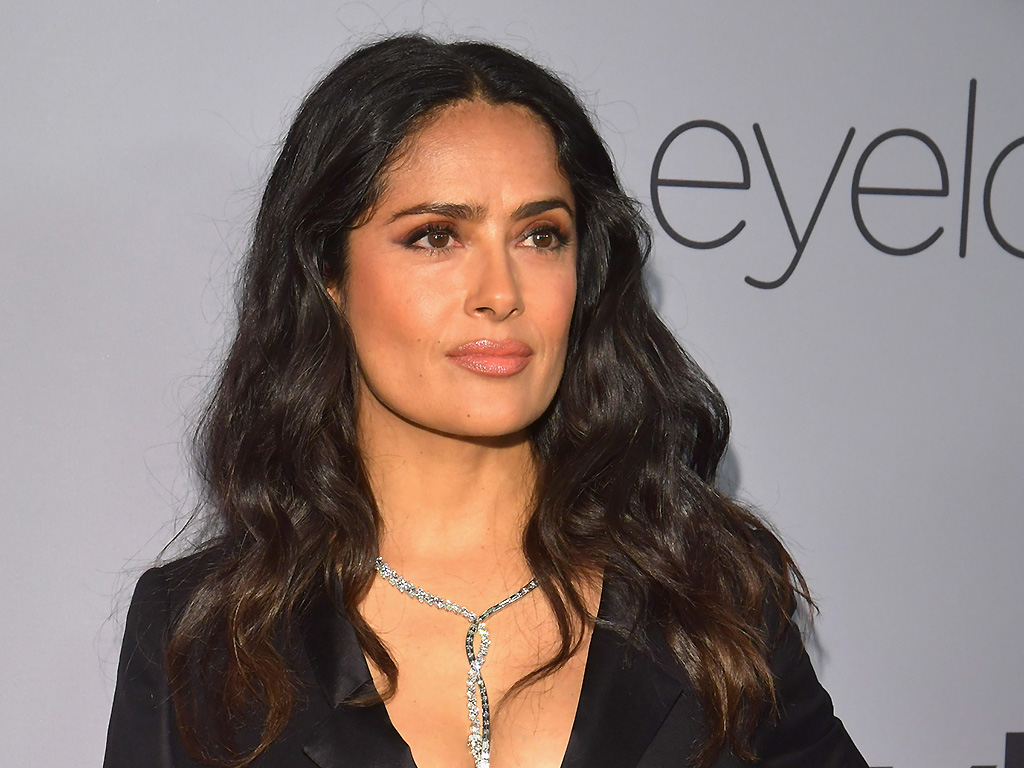 Salma Hayek attends the 19th annual post-Golden Globes Party at The Beverly Hilton Hotel on January 7, 2018.
