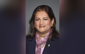 Liberal MP Salma Zahid, shown in a handout photo, says she's taking a medical leave to be treated for non-Hodgkin's lymphoma.