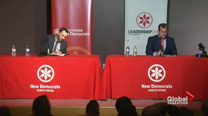 The Saskatchewan NDP has released final financial disclosures from the two men running for the leadership of the party.