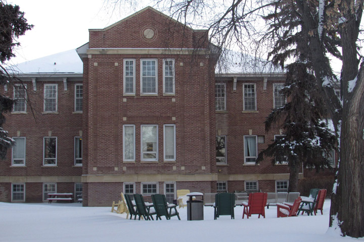 The Saskatchewan Hospital in North Battleford, Sask. is shown on Wednesday, Feb. 6, 2018. The mental hospital, built in 1913, will close later this year. 